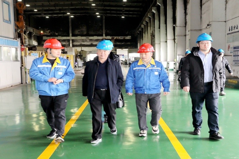 2024年 1月30日，浙江省经信厅机关党委二级巡视员孙自强莅临918博天堂纸业发展岁末岁首安全出产督导